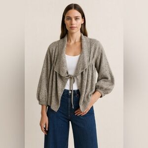 TSE Gray Cashmere Cardigan